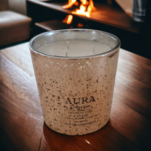 Load image into Gallery viewer, 3 Wick Rose Gold Electroplate Candle